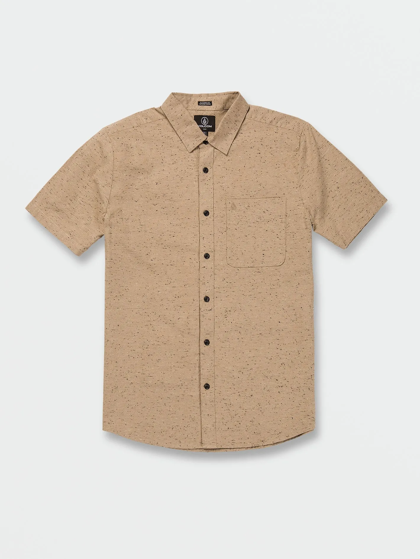 Date Knight Short Sleeve Shirt - Khaki sold by Volcom