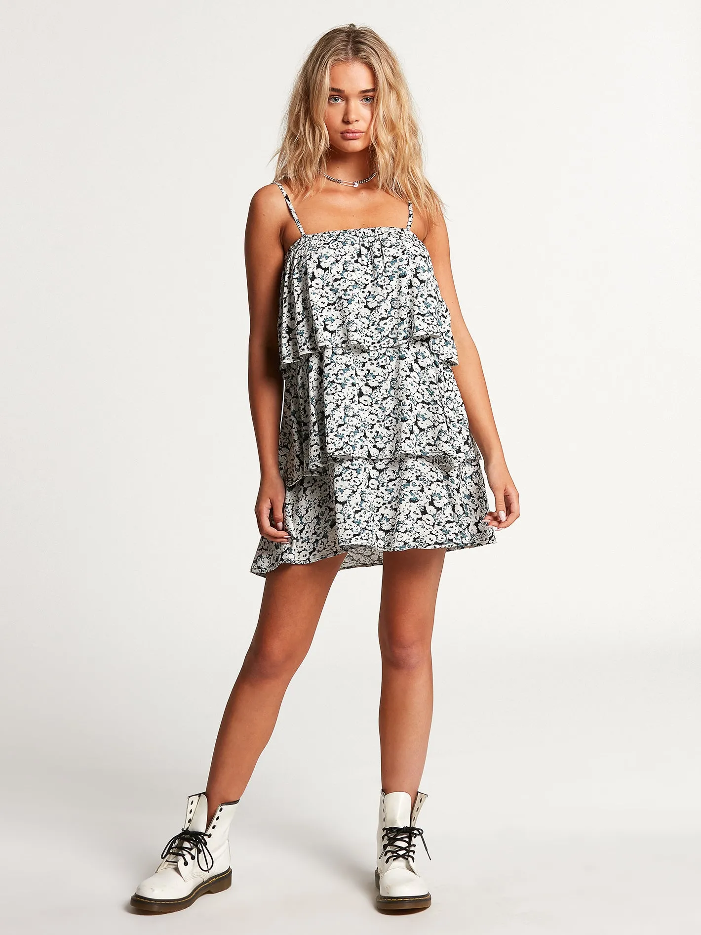 Kabloom Dress - Black Combo sold by Volcom