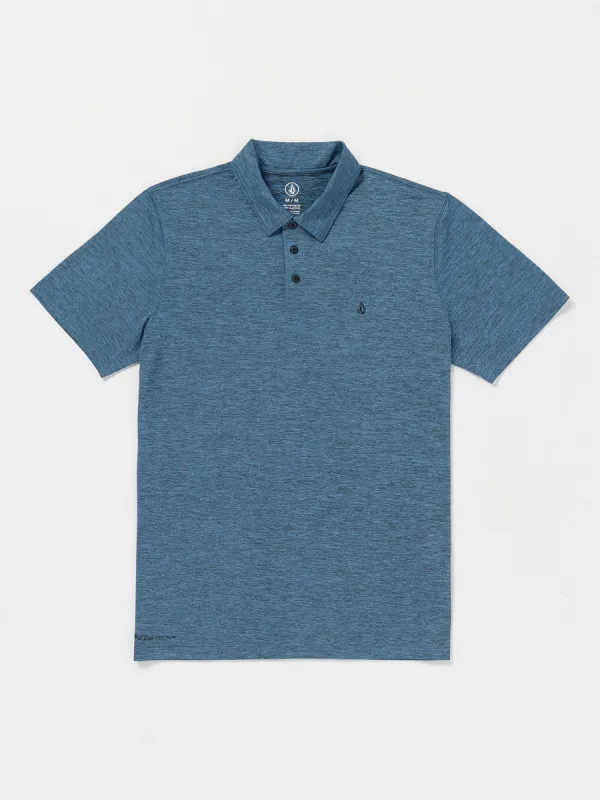 Hazard Pro Polo Short Sleeve Shirt - Blue Bird made by Volcom