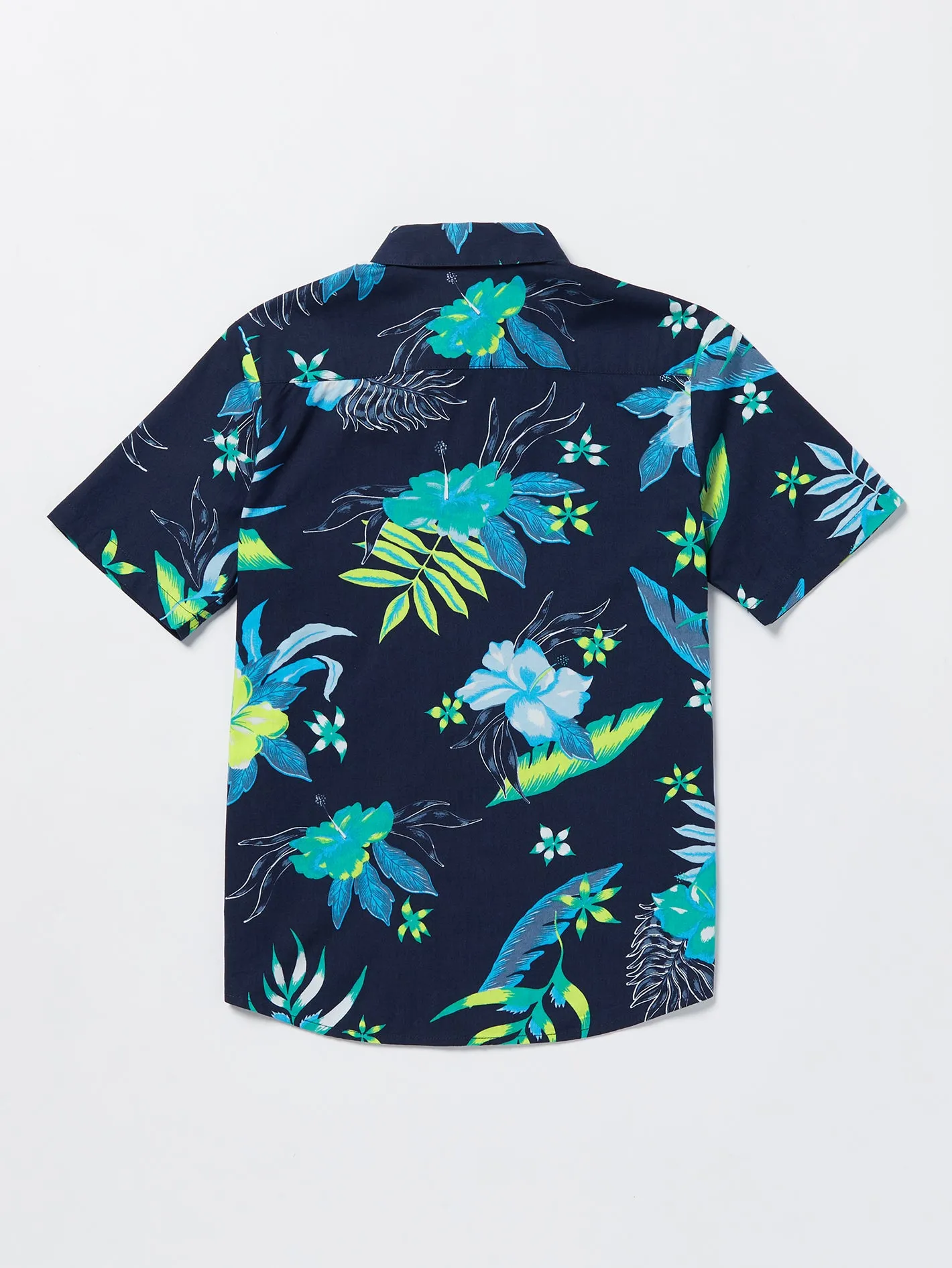 Big Boys Sunriser Floral Short Sleeve Shirt - Navy sold by Volcom product image thumbnail 2