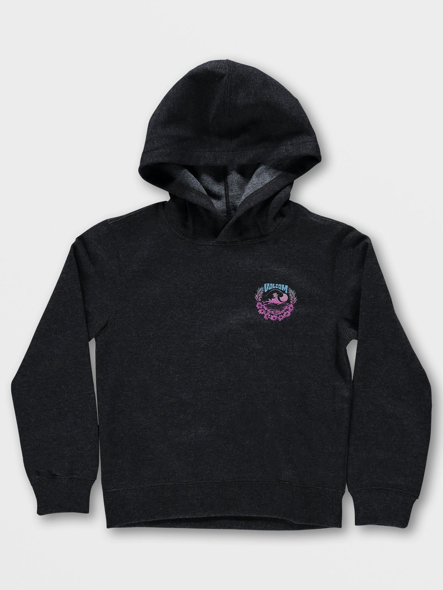 Big Girls Knew Wave Hoodie - Heather Black sold by Volcom