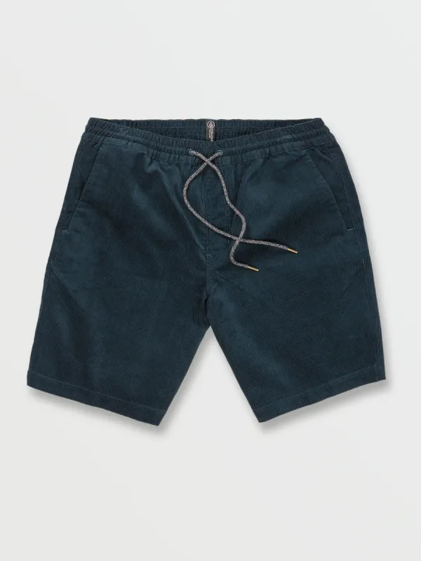 Frickin Mix Elastic Waist Shorts - Cruzer Blue sold by Volcom