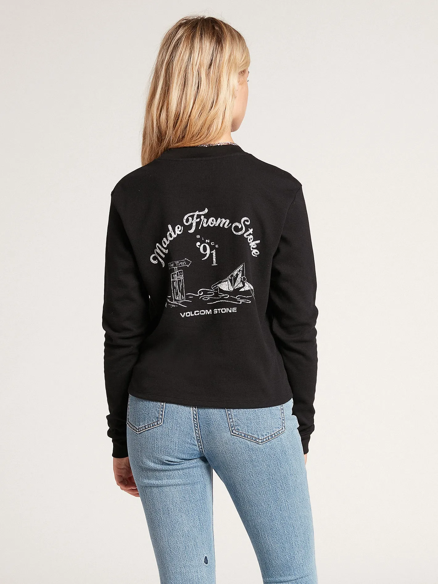 Thermality Long Sleeve Tee - Black sold by Volcom product image thumbnail 2