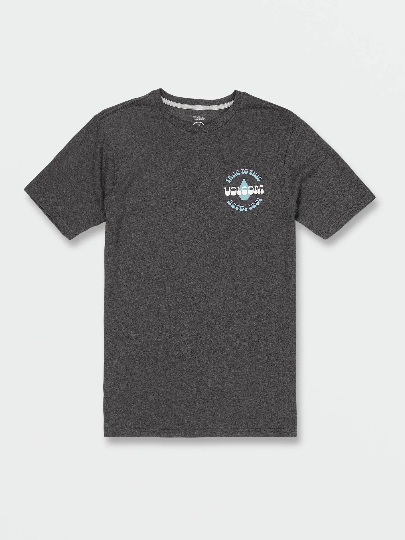 Stone Backstage Short Sleeve Tee - Dark Black Heather sold by Volcom