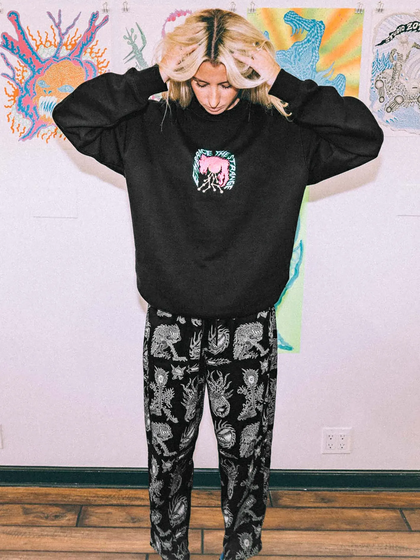 Featured Artist Tetsunori Hoodie - Black sold by Volcom