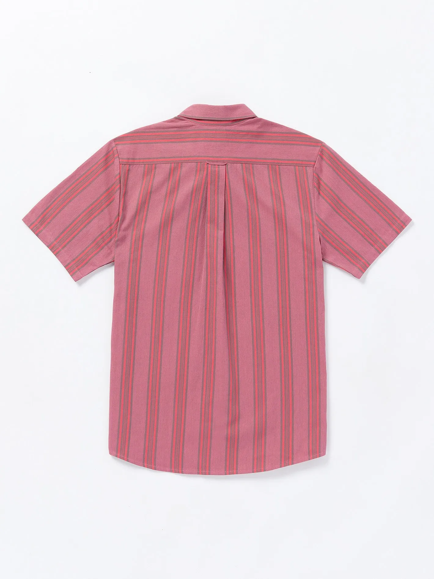 Newbar Stripe Short Sleeve Shirt - Washed Ruby sold by Volcom product image thumbnail 4
