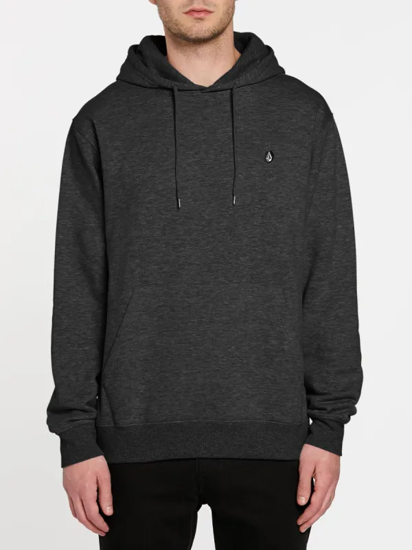 Foreman Pullover Fleece Hoodie - Sulfur Black sold by Volcom