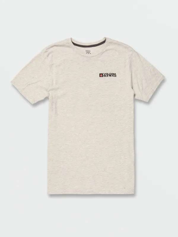 Slider Short Sleeve Tee - Bone Heather sold by Volcom