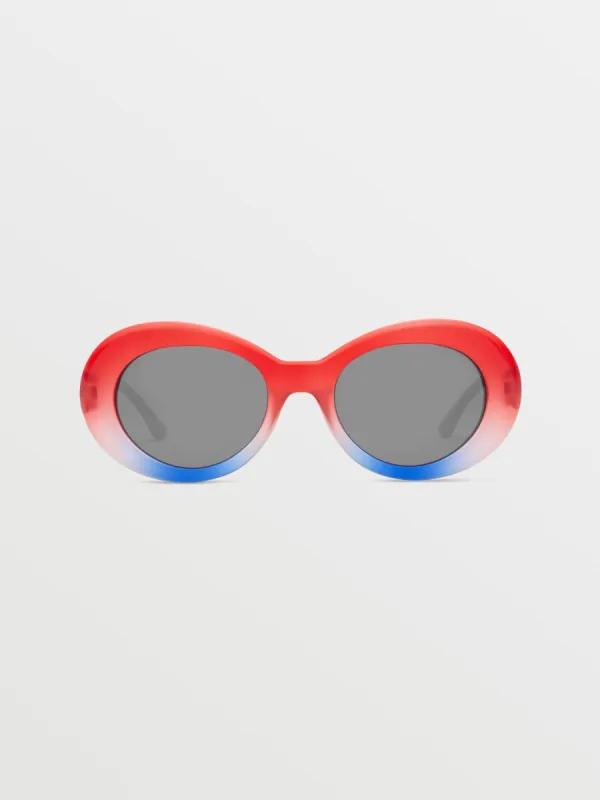 Stoned Sunglasses - Stars & Stripes/Silver Mirror sold by Volcom