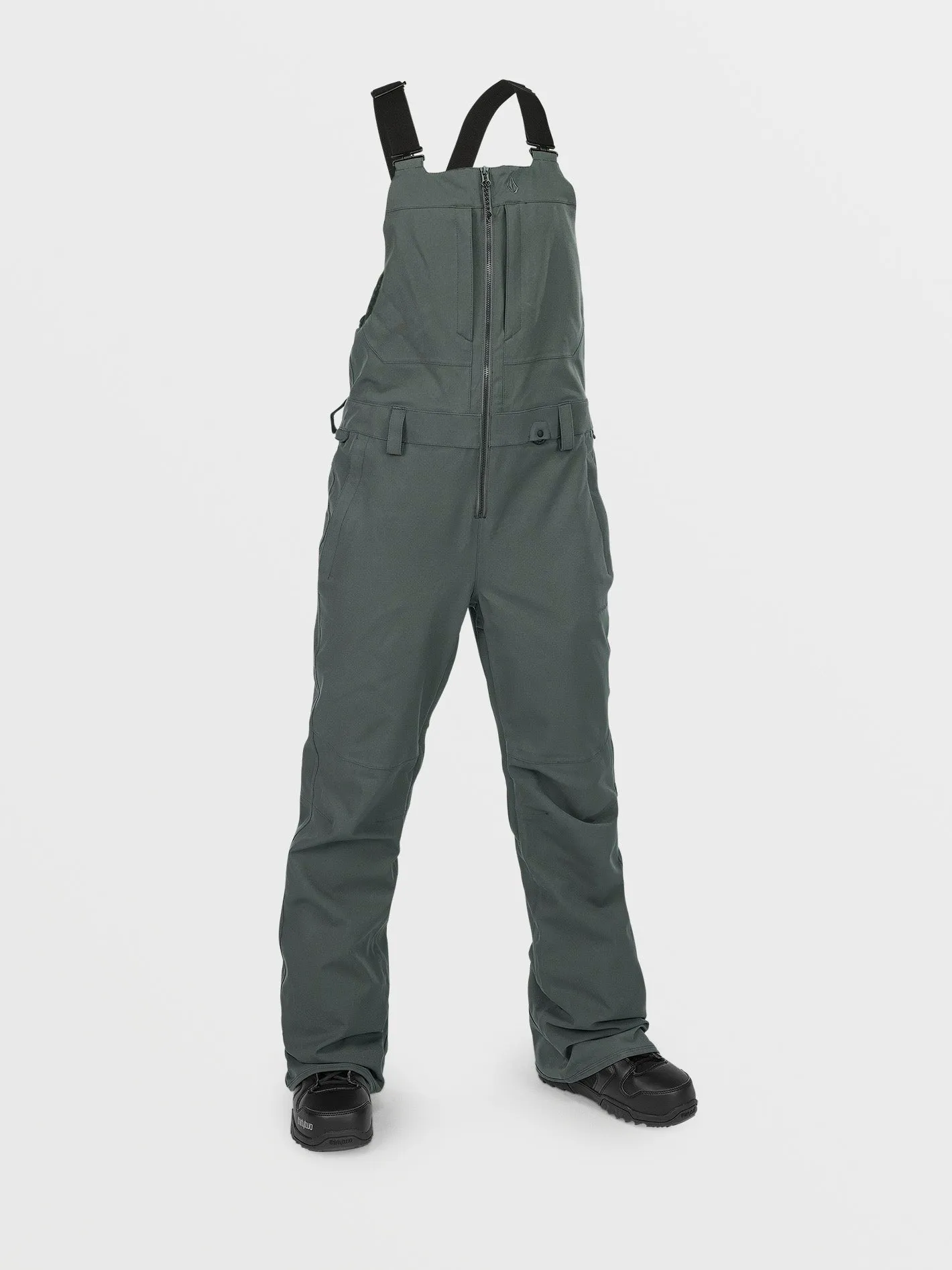 Womens Swift Bib Overalls - Eucalyptus sold by Volcom product image thumbnail 5