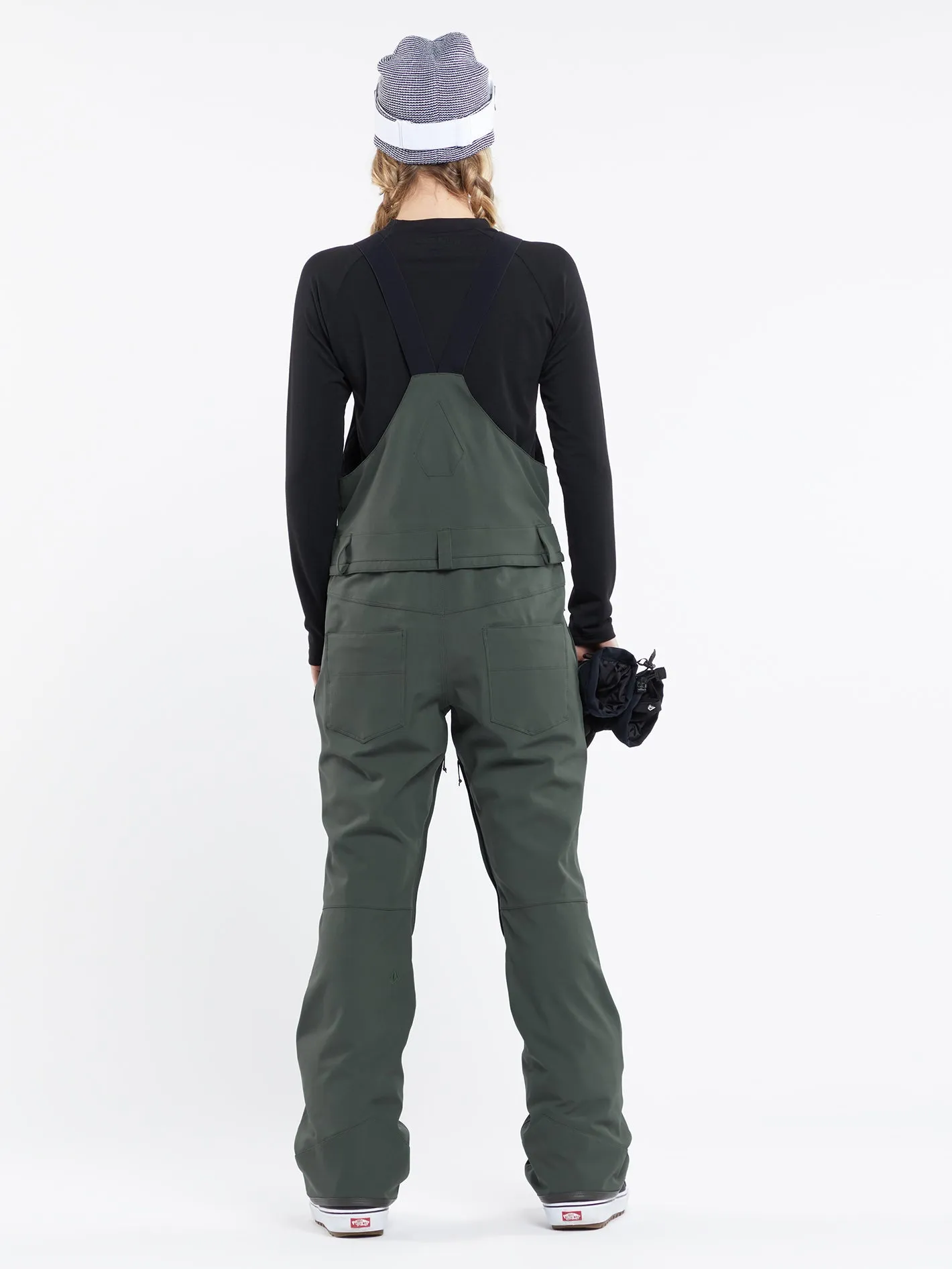 Womens Swift Bib Overalls - Eucalyptus sold by Volcom product image thumbnail 3
