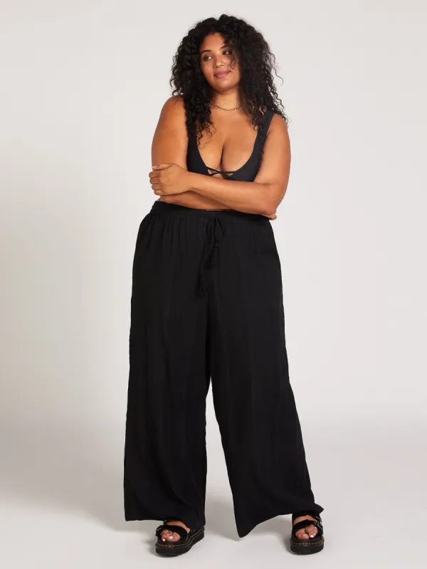 Sun Spent Pants Plus Size - Black sold by Volcom