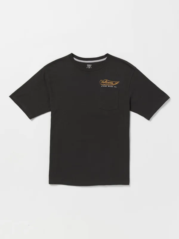Hi Flyer Pocket Short Sleeve Tee - Stealth sold by Volcom