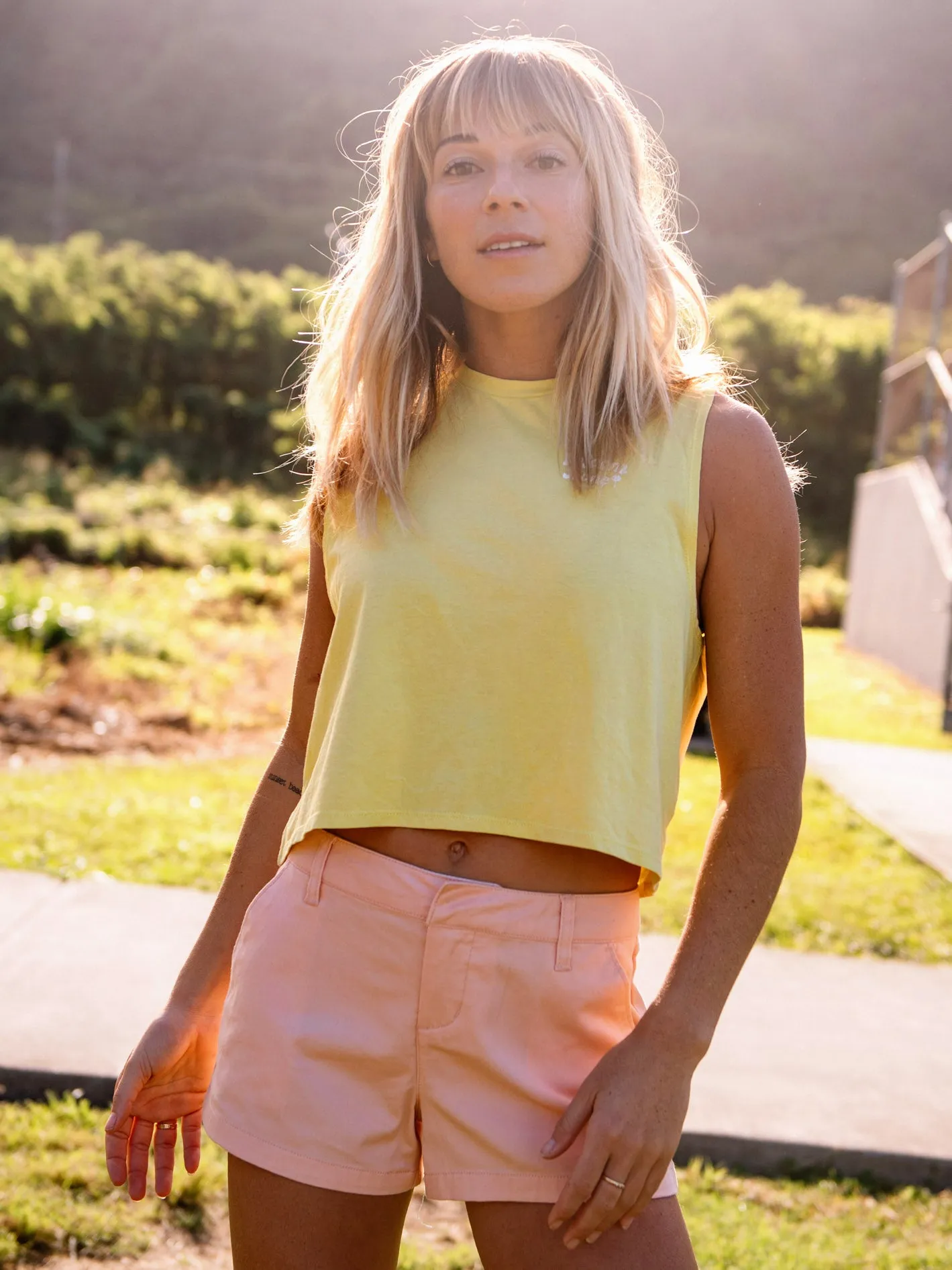 Stone Hour Crop Top - Citron sold by Volcom