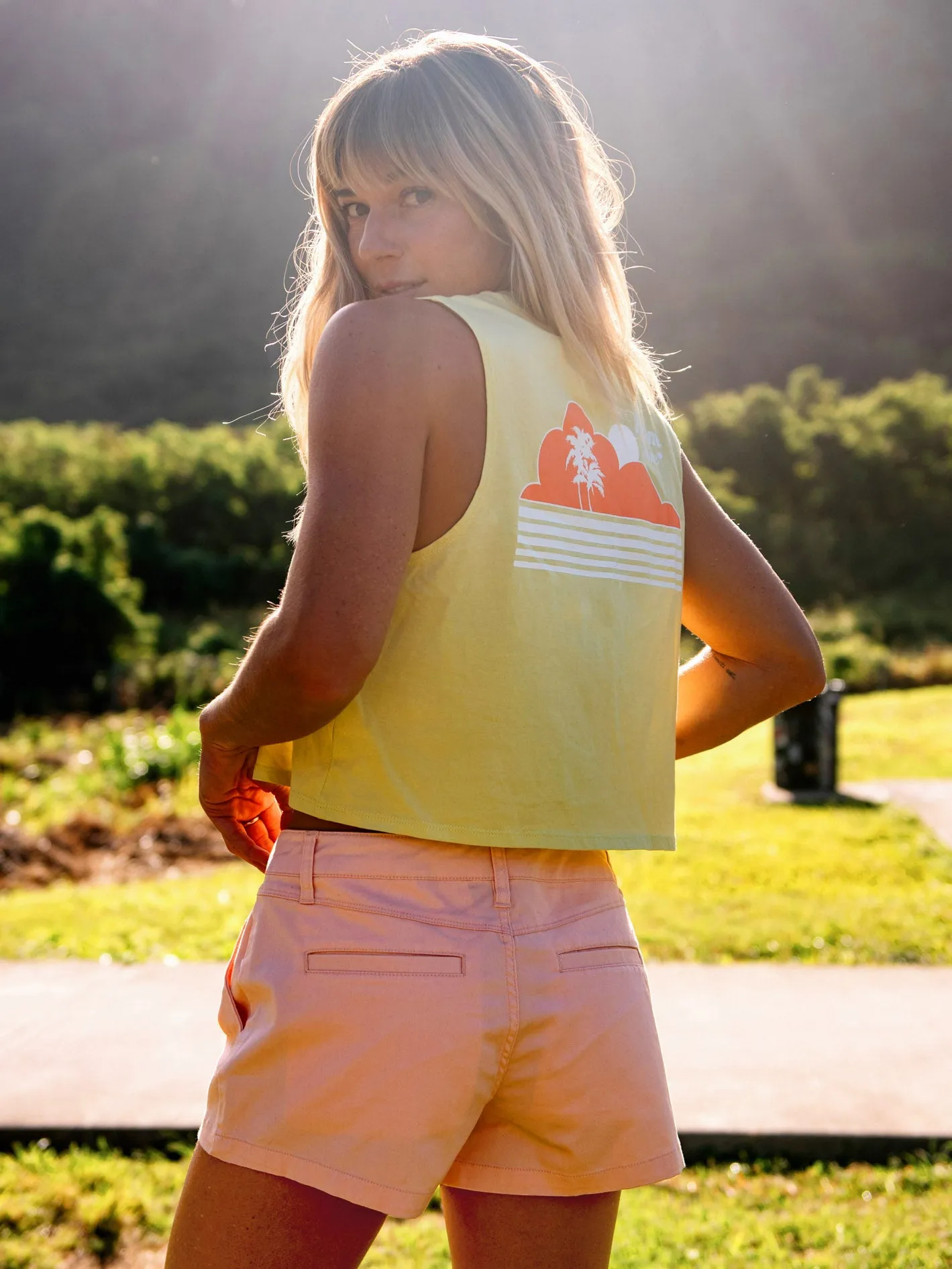 Stone Hour Crop Top - Citron sold by Volcom product image thumbnail 2