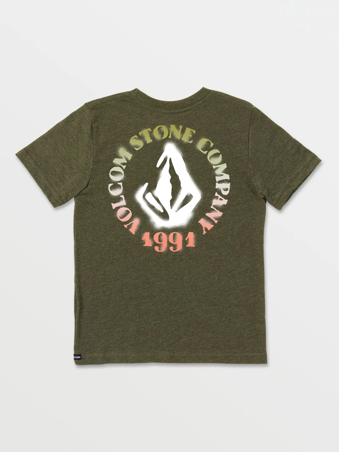 Big Boys Spray Circle Short Sleeve Tee - Martini Olive sold by Volcom product image thumbnail 2