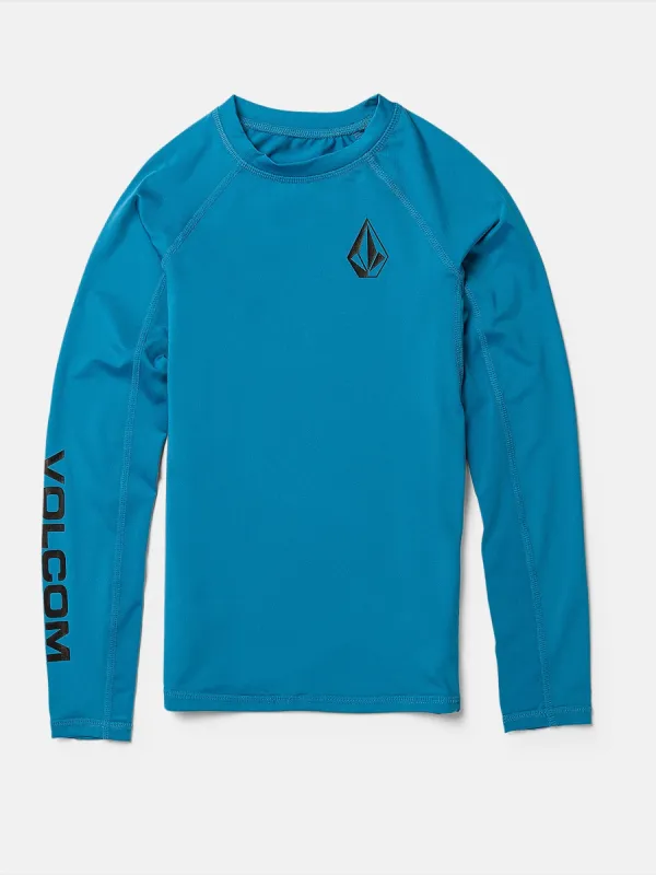 Big Boys Lido Long Sleeve Shirt - Tidal Blue sold by Volcom
