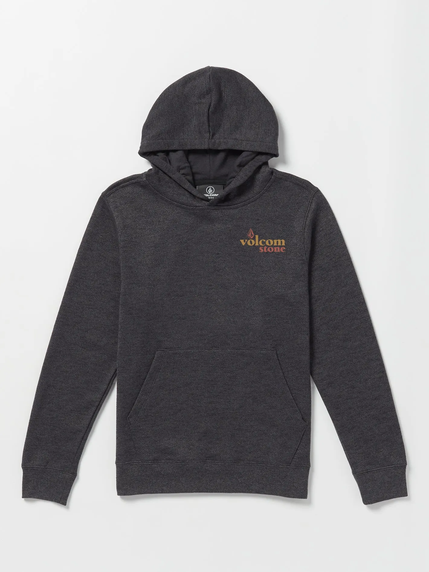 Big Boys Stone Bubbled Hoodie - Heather Black sold by Volcom