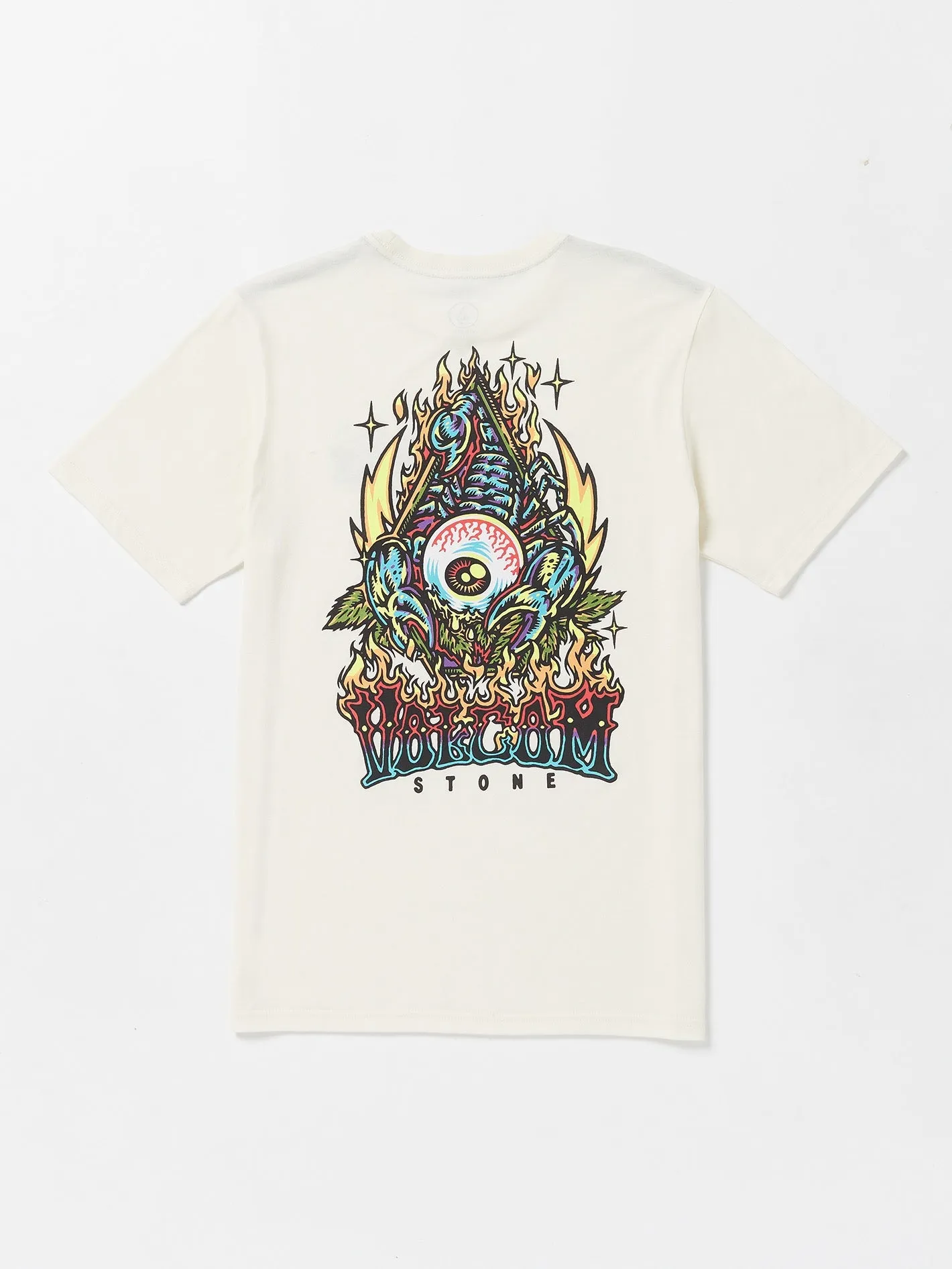 Scorps Short Sleeve Tee - Off White Heater sold by Volcom product image thumbnail 4