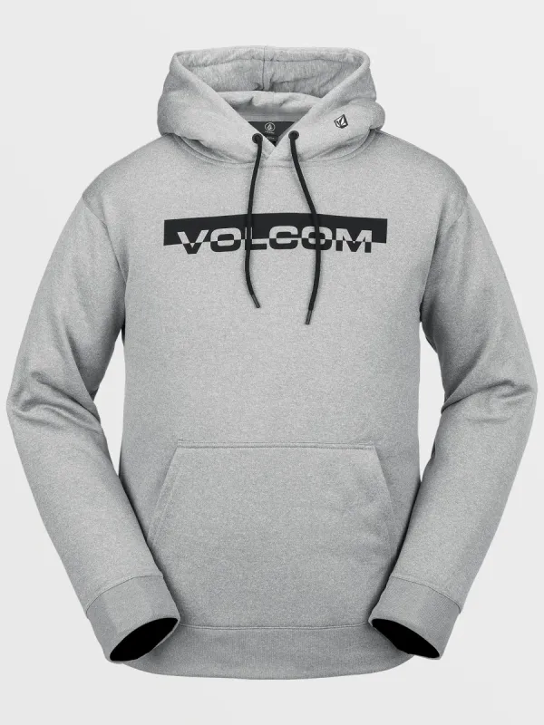Mens Core Hydro Fleece Hoodie - Heather Grey sold by Volcom