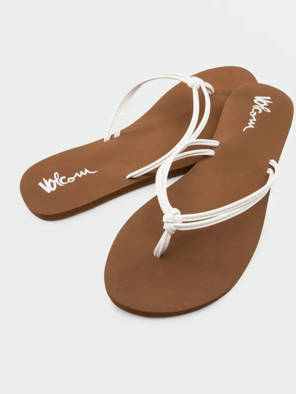 Forever And Ever Ii Sandal - White sold by Volcom