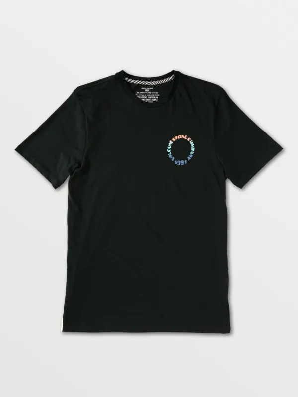 Spray Circle Short Sleeve Tee - Black sold by Volcom