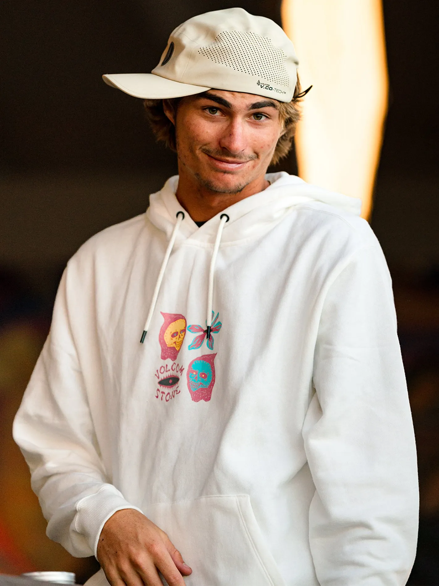 Earth Tripper Pullover Sweatshirt - Off White sold by Volcom