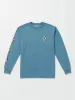 Big Boys Iconic Stone Long Sleeve Tee - Indigo Ridge sold by Volcom