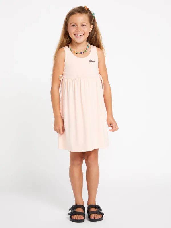 Girls Sandy Candy Dress - Melon sold by Volcom