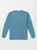 Big Boys Iconic Stone Long Sleeve Tee - Indigo Ridge sold by Volcom
