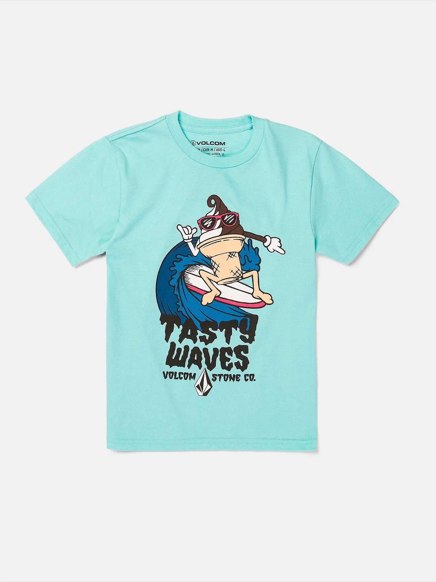 Little Boys Stone Cone Short Sleeve Tee - Crete Blue sold by Volcom product image thumbnail 3