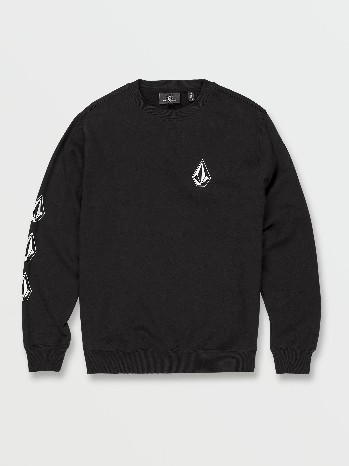 Iconic Stone Crew Sweatshirt - Black sold by Volcom