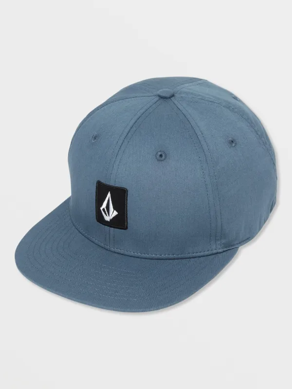 V Square Snapback Hat - Smokey Blue sold by Volcom