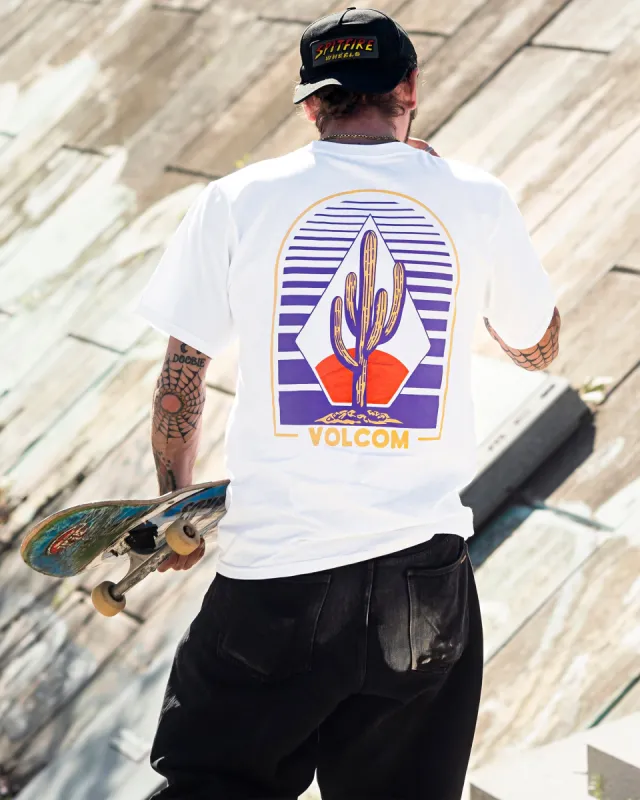 Kacked Us Short Sleeve Tee - White sold by Volcom