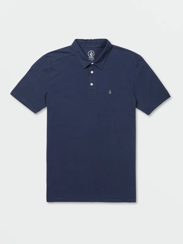 Banger Polo Short Sleeve Shirt - Navy Paint sold by Volcom