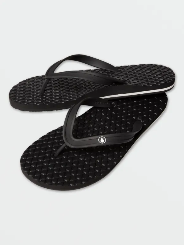 Eco Concourse Sandals - Black sold by Volcom