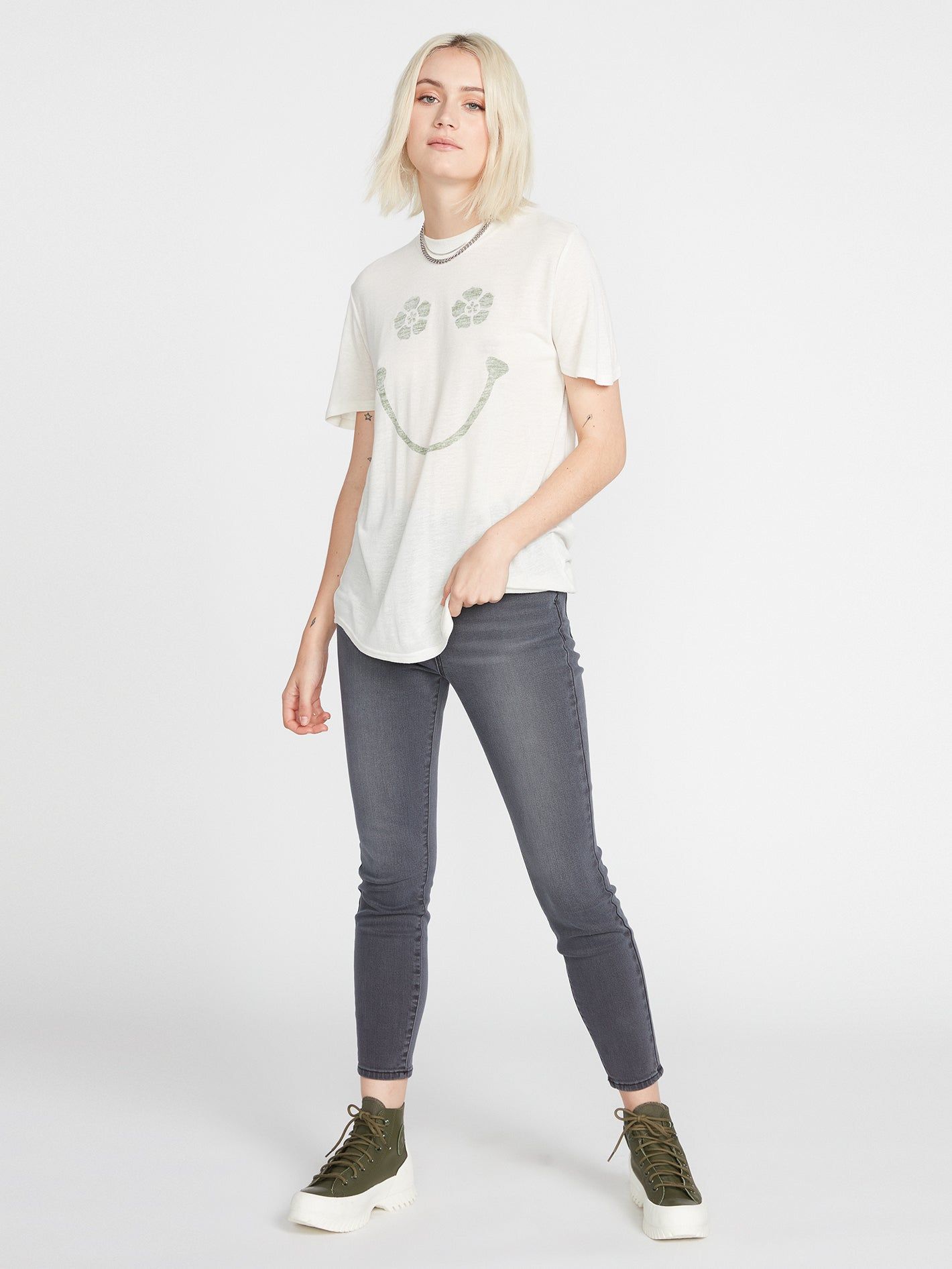 Tern N Bern Short Sleeve Top - Bleached Aqua sold by Volcom product image thumbnail 3