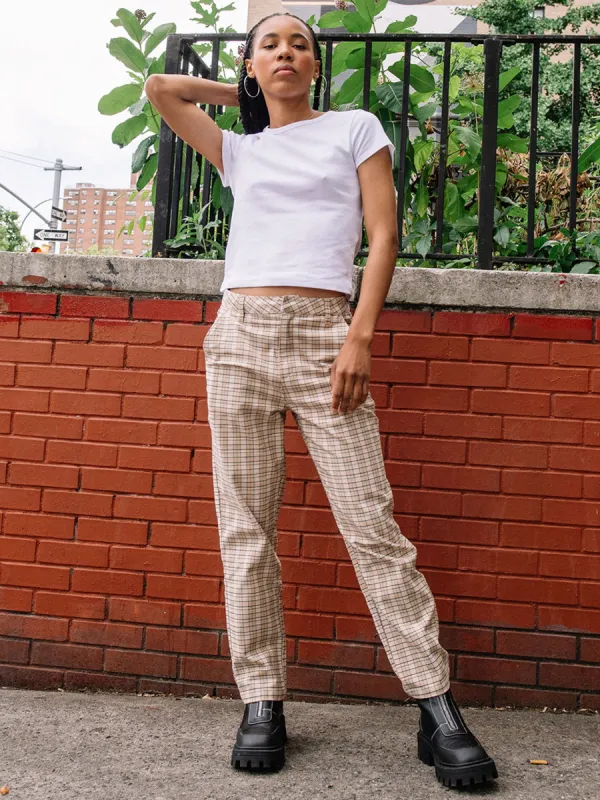 Frochickie High Rise Pants - Bronze sold by Volcom