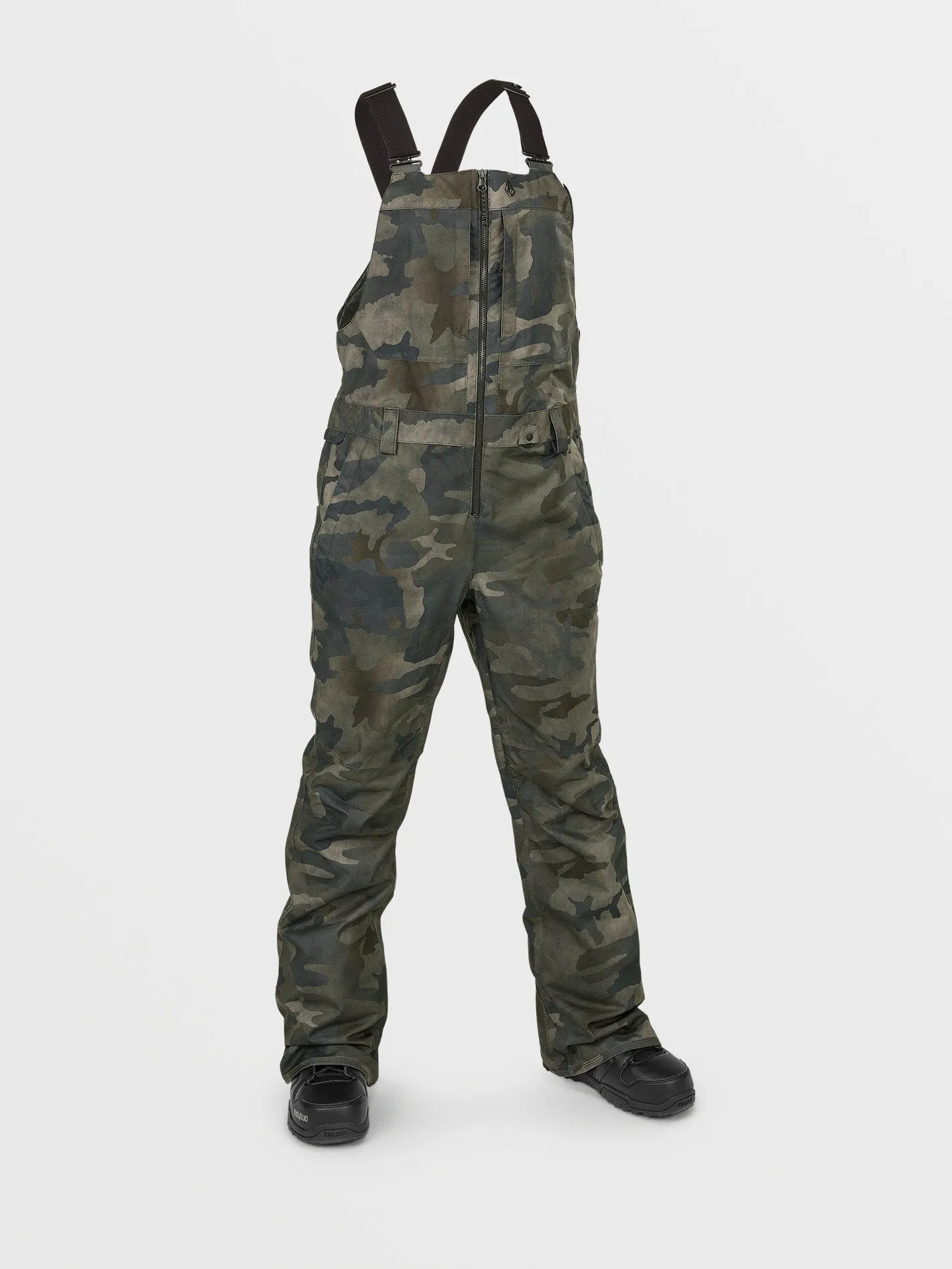 Womens Swift Bib Overalls - Cloudwash Camo sold by Volcom product image thumbnail 3