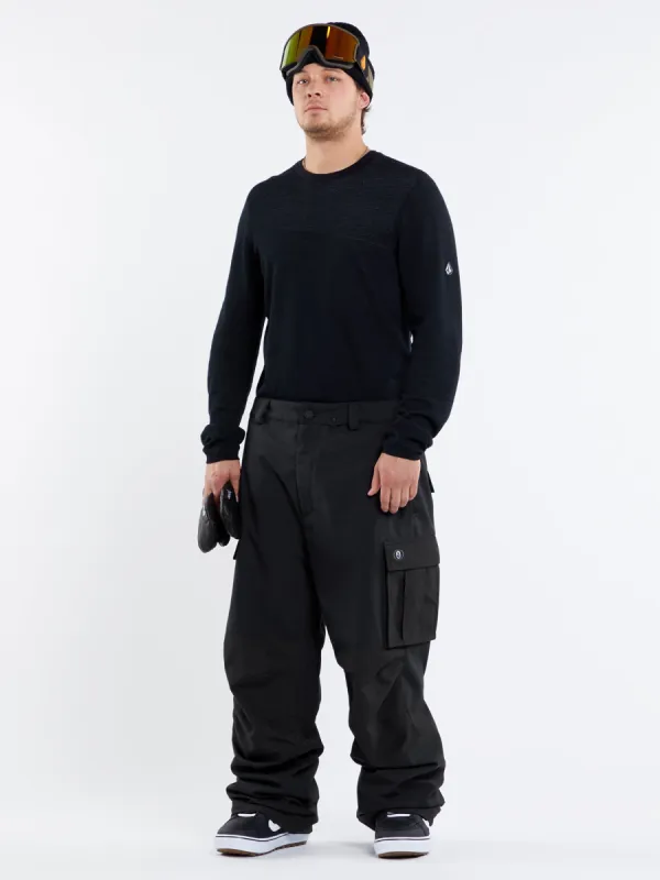 Mens Nwrk Baggy Pants - Black sold by Volcom