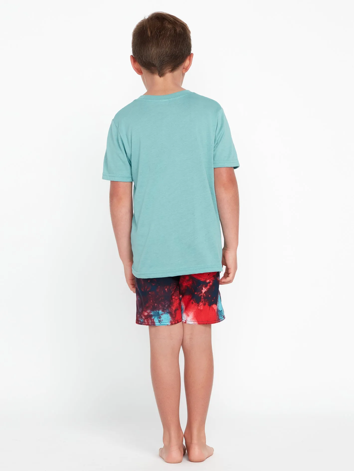 Little Boys Wave Wild Short Sleeve Tee - Cali Blue Heather sold by Volcom product image thumbnail 2