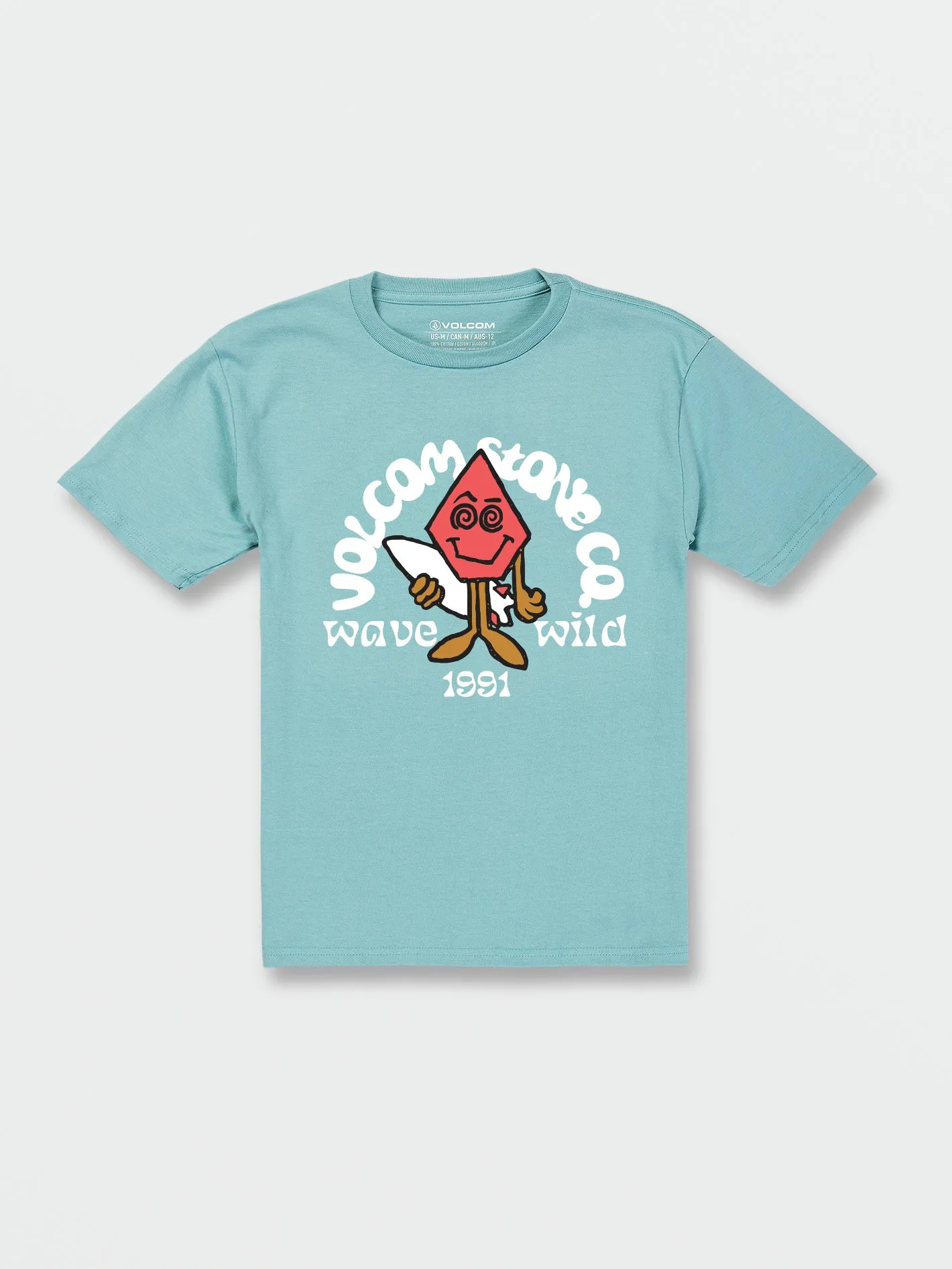 Little Boys Wave Wild Short Sleeve Tee - Cali Blue Heather sold by Volcom product image thumbnail 4