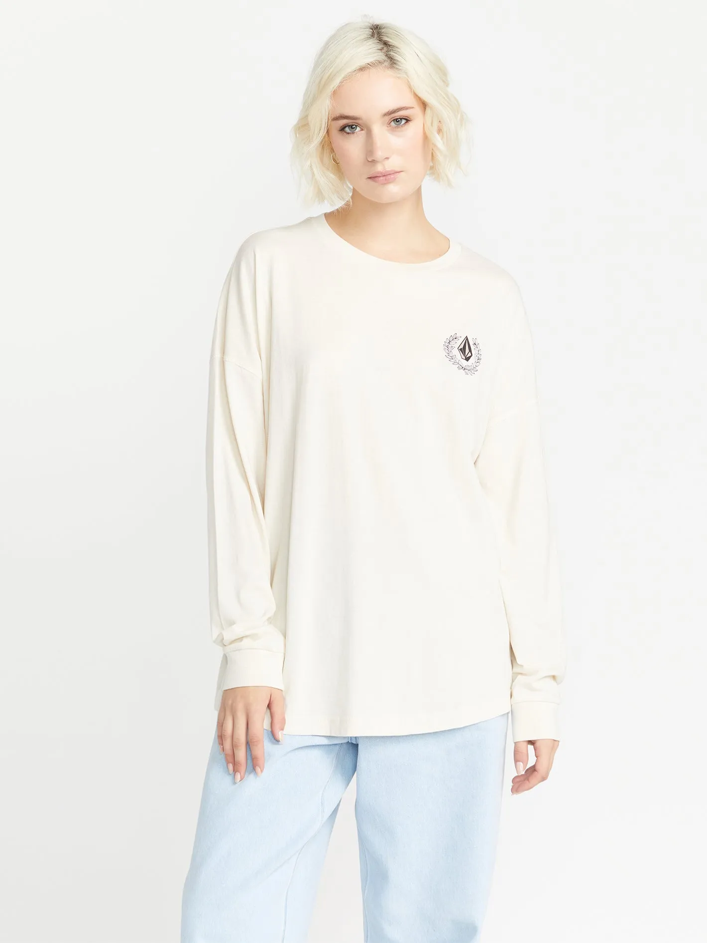 Werkin Doubles Long Sleeve Shirt - Cloud sold by Volcom product image thumbnail 5
