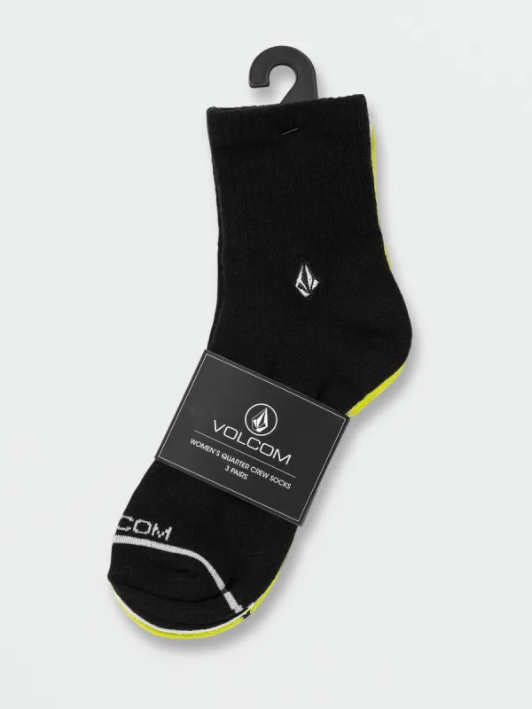 The New Crew 3 Pack Socks - Multi sold by Volcom