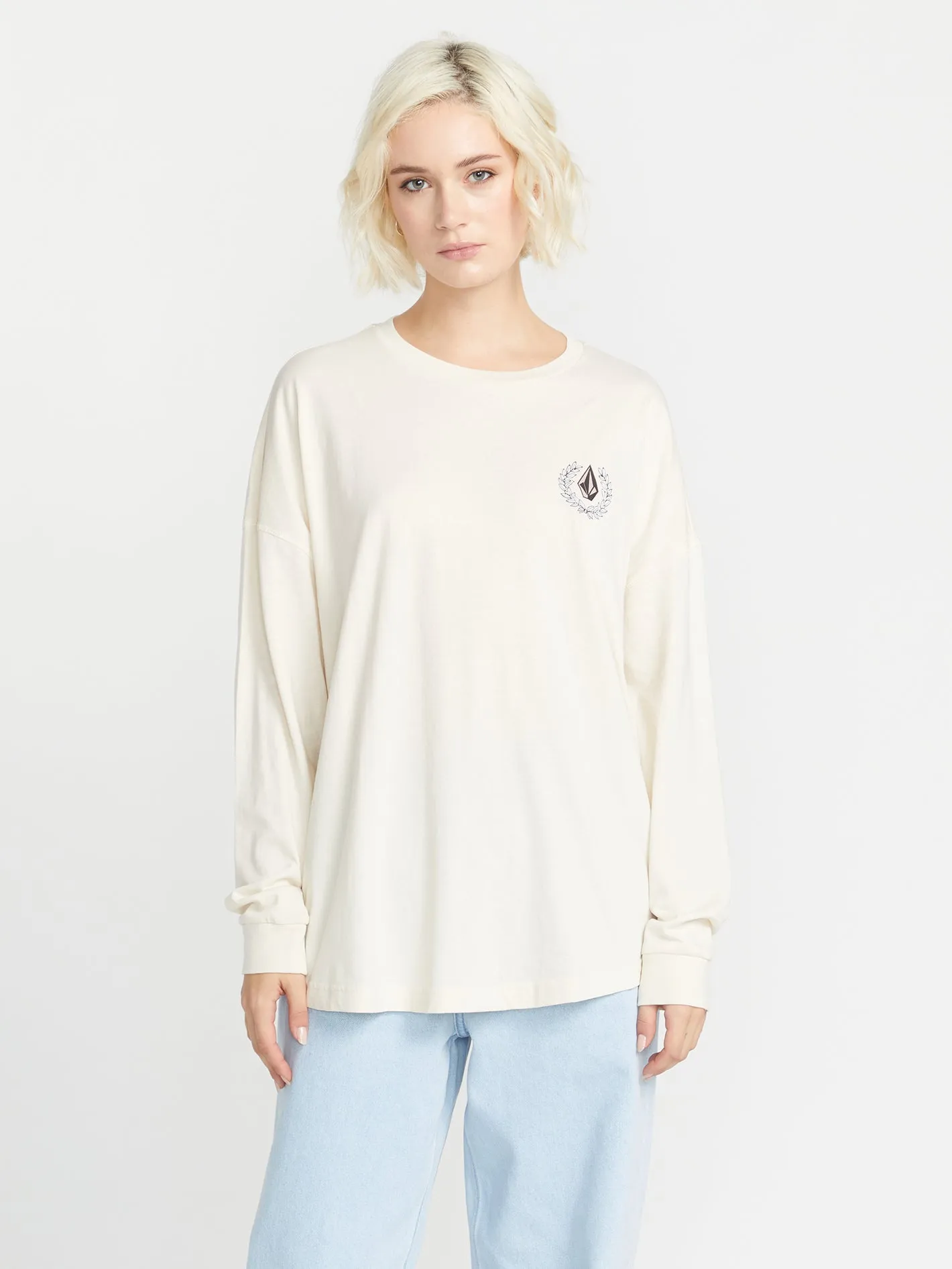 Werkin Doubles Long Sleeve Shirt - Cloud sold by Volcom product image thumbnail 3