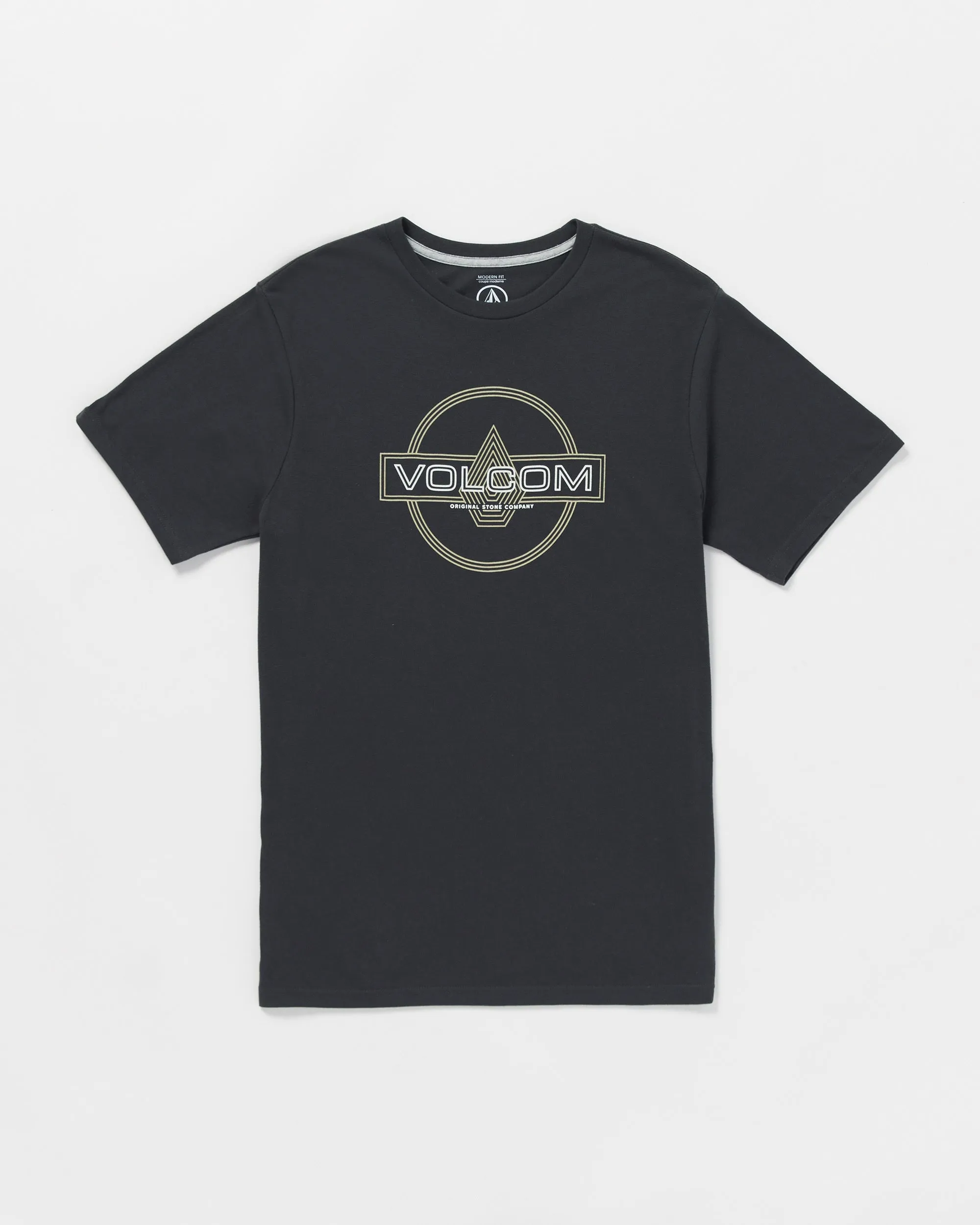Line Service Short Sleeve Tee - Washed Black Heather sold by Volcom