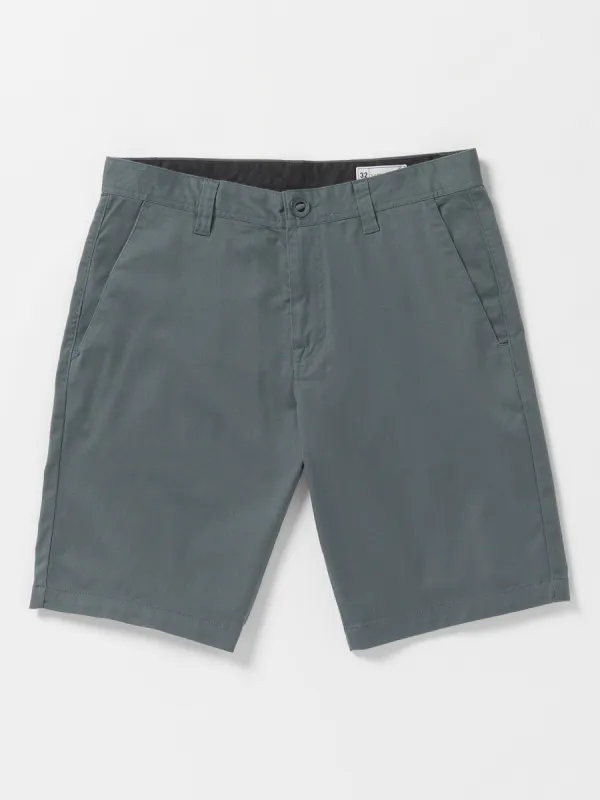 Frickin Modern Stretch Chino Shorts - Dark Slate sold by Volcom