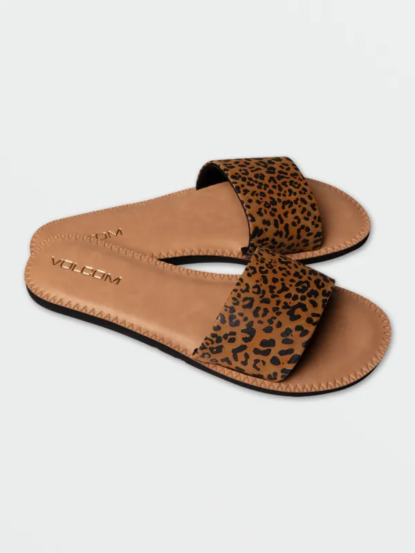Simple Slide Sandals - Cheetah sold by Volcom