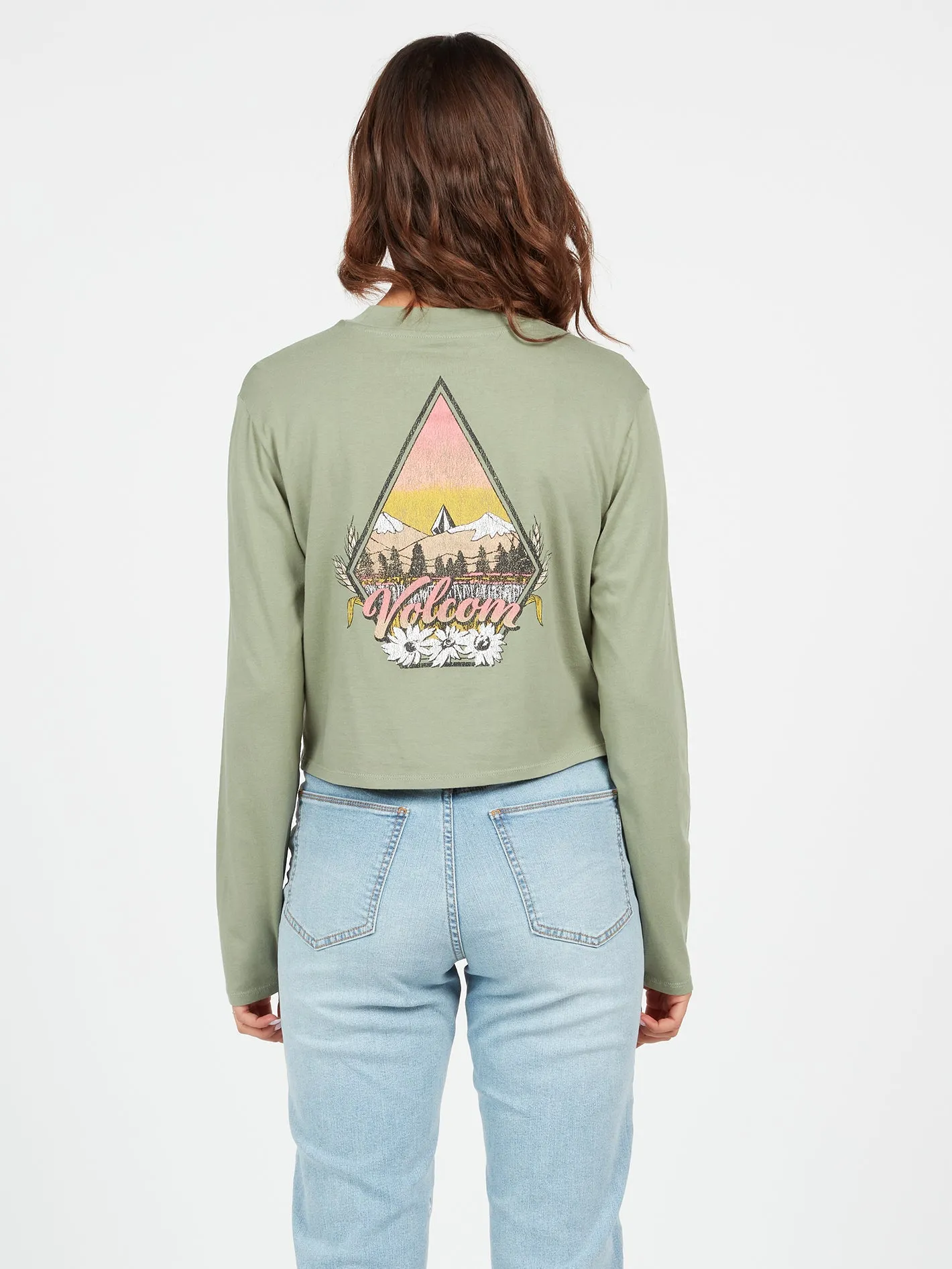 Pocket Dial Long Sleeve Tee - Light Army sold by Volcom product image thumbnail 2