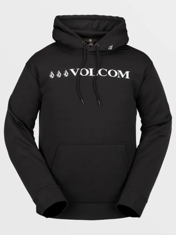Mens Core Hydro Fleece Hoodie - Black sold by Volcom